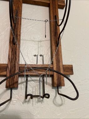 Sterling silver oxidized pin earrings & necklace set